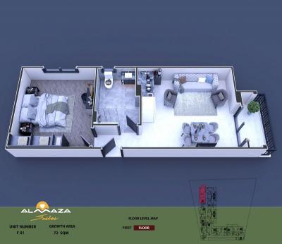 Ganz neu! Almaza Suites - neuer Wohnkomplex. Nur 36 Studios sowie 1- und 2-Zimmer-Wohnungen verfügbar! Liefertermin: Dezember 2025!