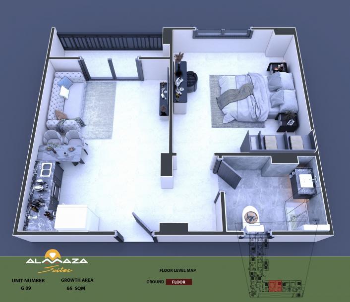 Ganz neu! Almaza Suites - neuer Wohnkomplex. Nur 36 Studios sowie 1- und 2-Zimmer-Wohnungen verfügbar! Liefertermin: Dezember 2025!-9