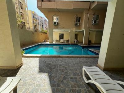 1-Zimmer-Wohnung mit Swimmingpool in trendy El Kawser