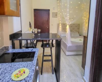 Möbliertes Studio mit Poolblick im Tiba Resort