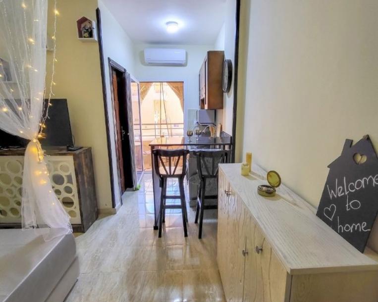 Möbliertes Studio mit Poolblick im Tiba Resort-10