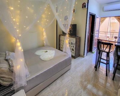 Möbliertes Studio mit Poolblick im Tiba Resort